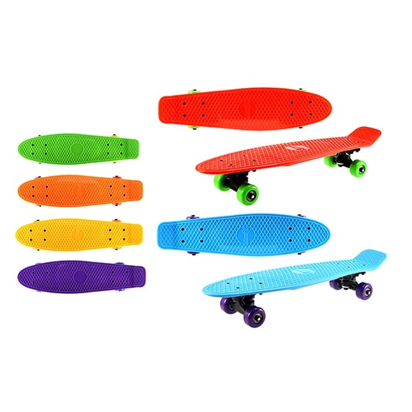 Skateboard 55cm 6 Farben sortiert