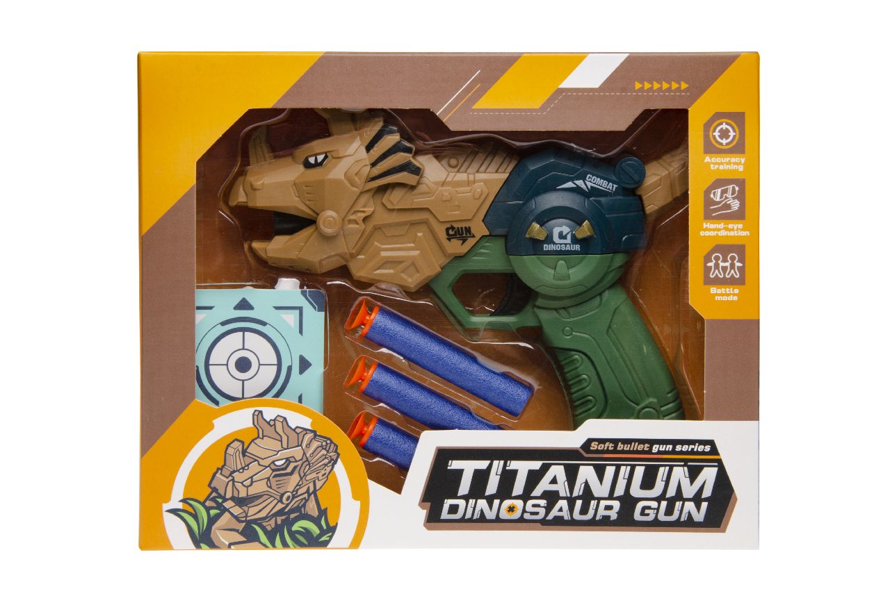 Soft Pfeilpistole Dino sortiert in Box
