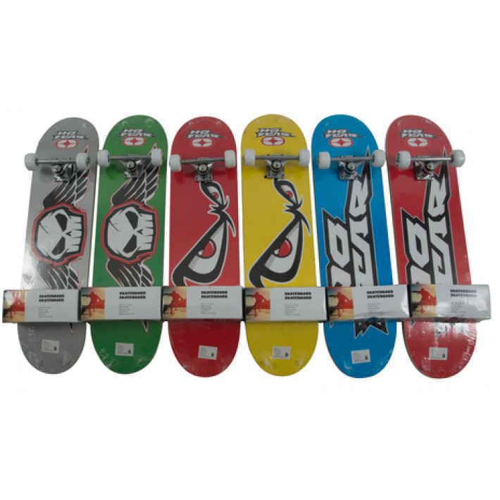 Skateboard 78cm 6-fach sortiert