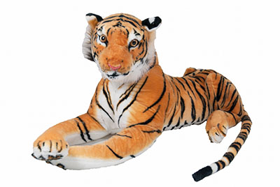 Tiger 100cm braun liegend