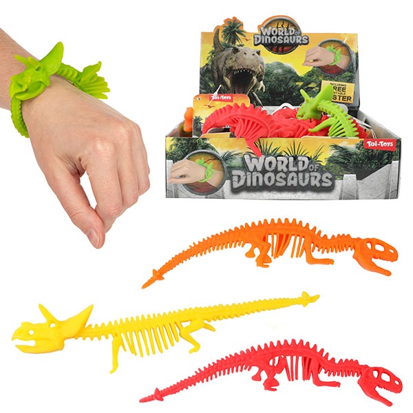 Armband Dinosaurier farbig sortiert