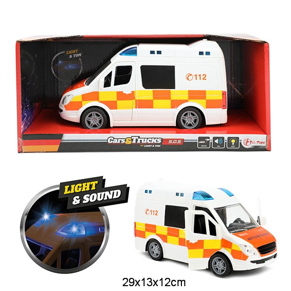 Krankenwagen friktion m Licht +Sound