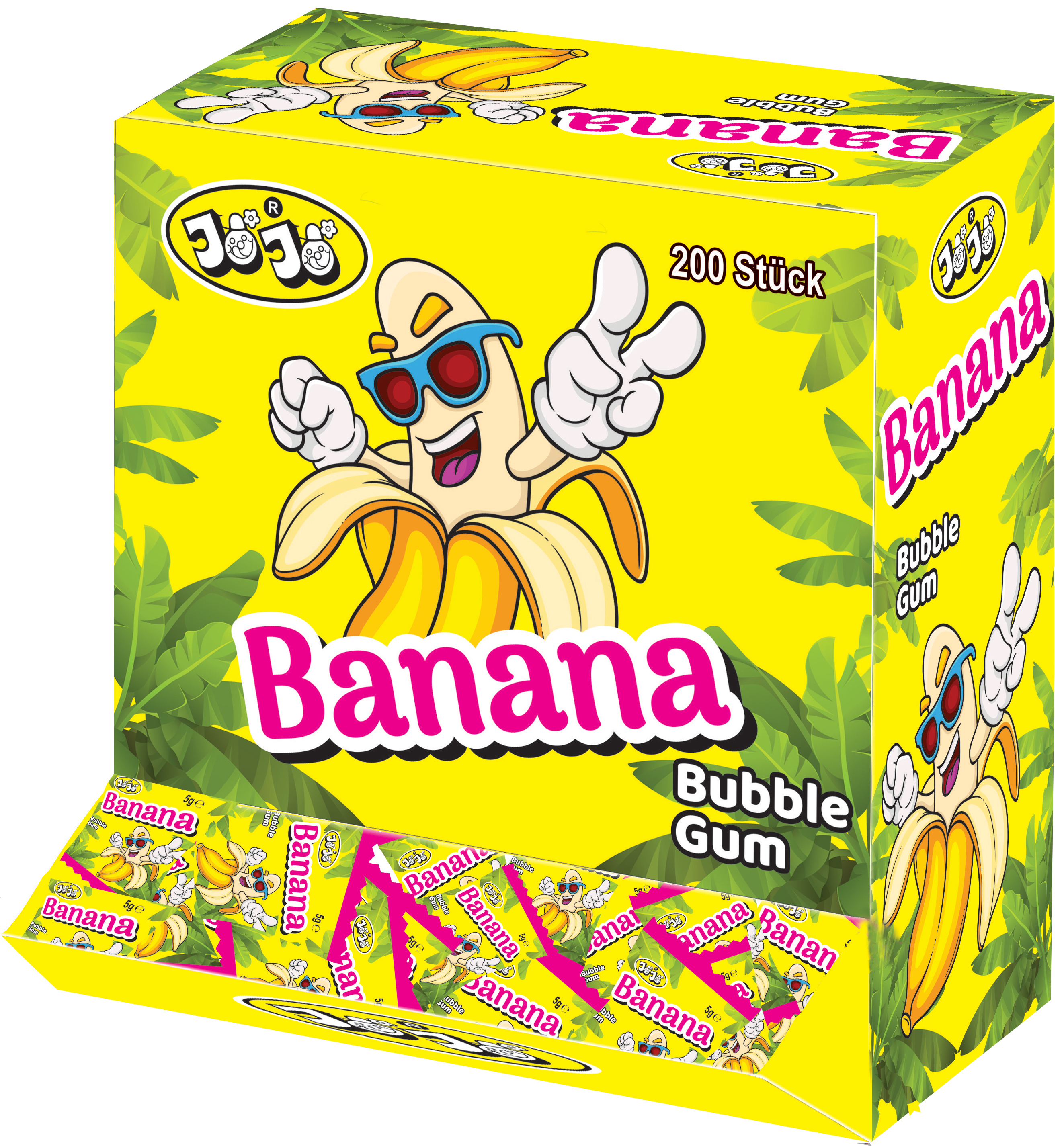 Kaugummi Banana Gum 200 Stück