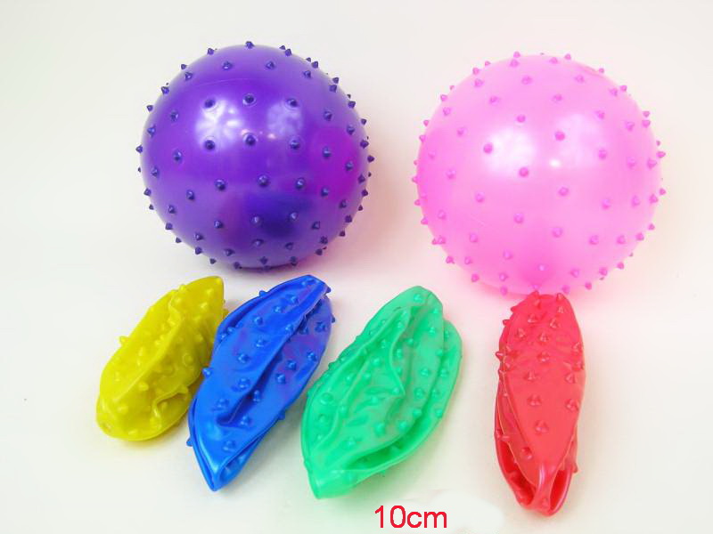 Aufblas-Noppenball 10cm farbig sortiert