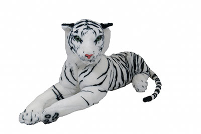 Tiger 100cm weiss liegend