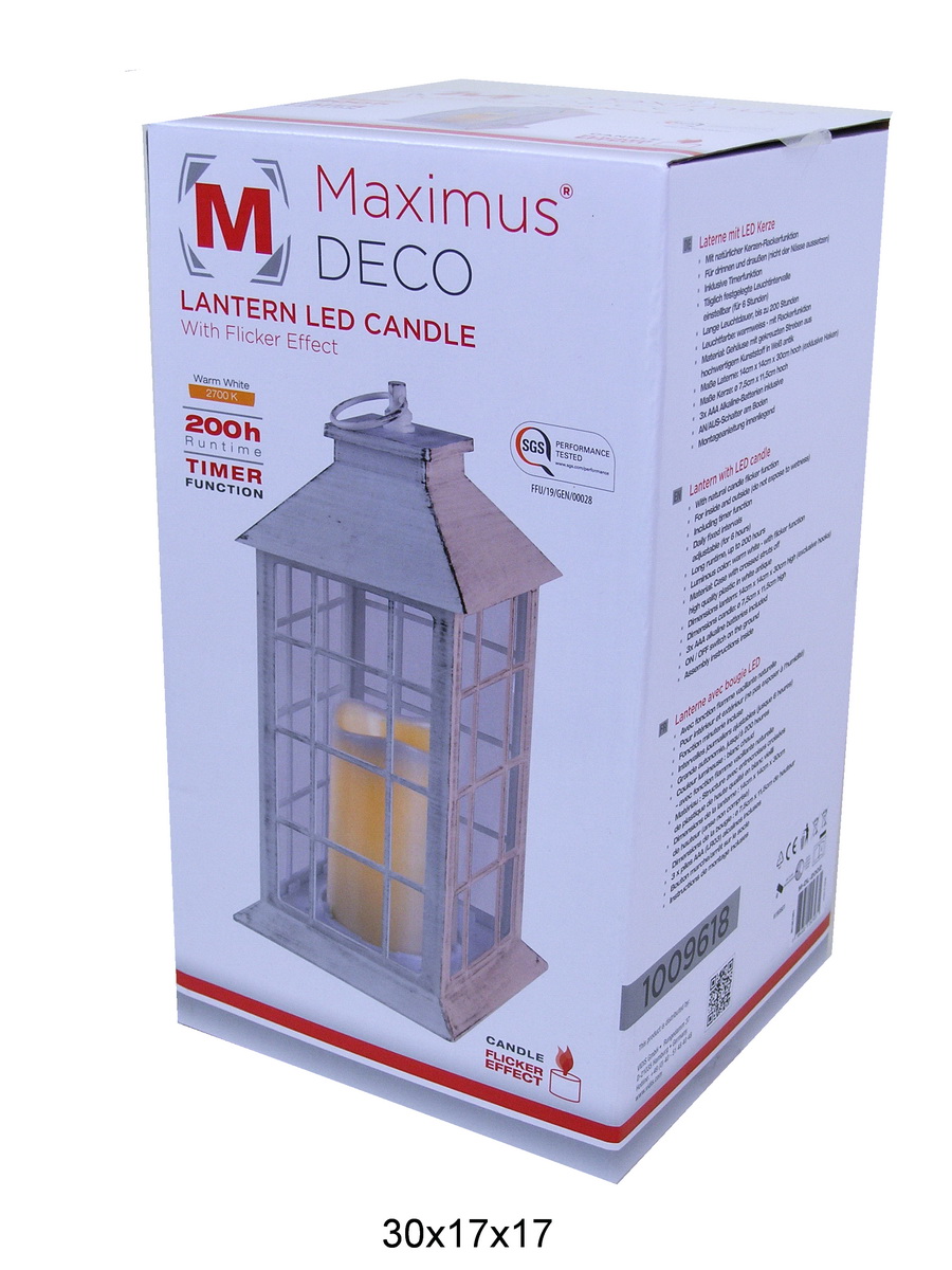Maximus LED Laterne 30cm