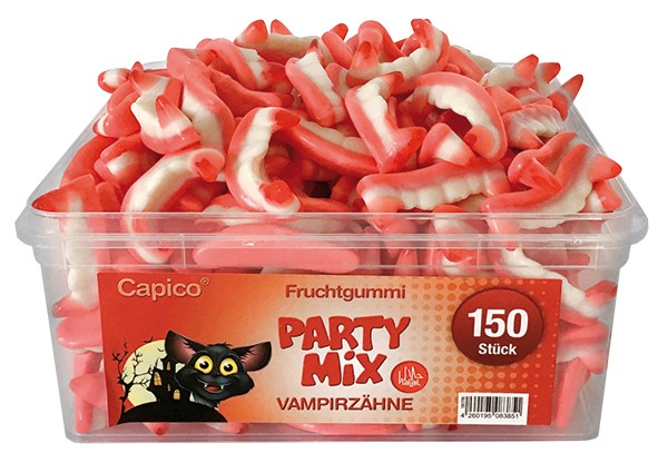 Fruchtgummi Dracula Zähne 150 Stück in Box