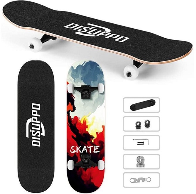 Skateboard Skate 80cm mit Zubehör