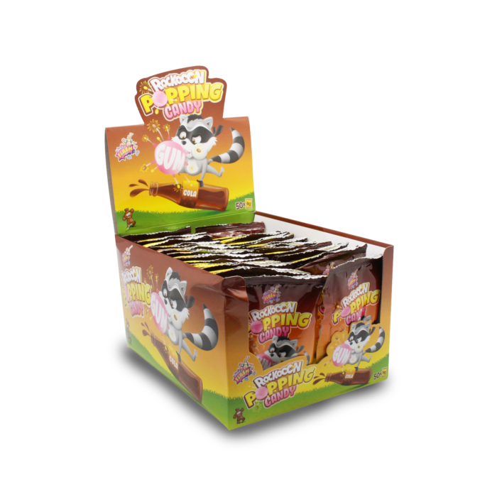 Rockoon Popping Candy Gum Cola 50x8gr