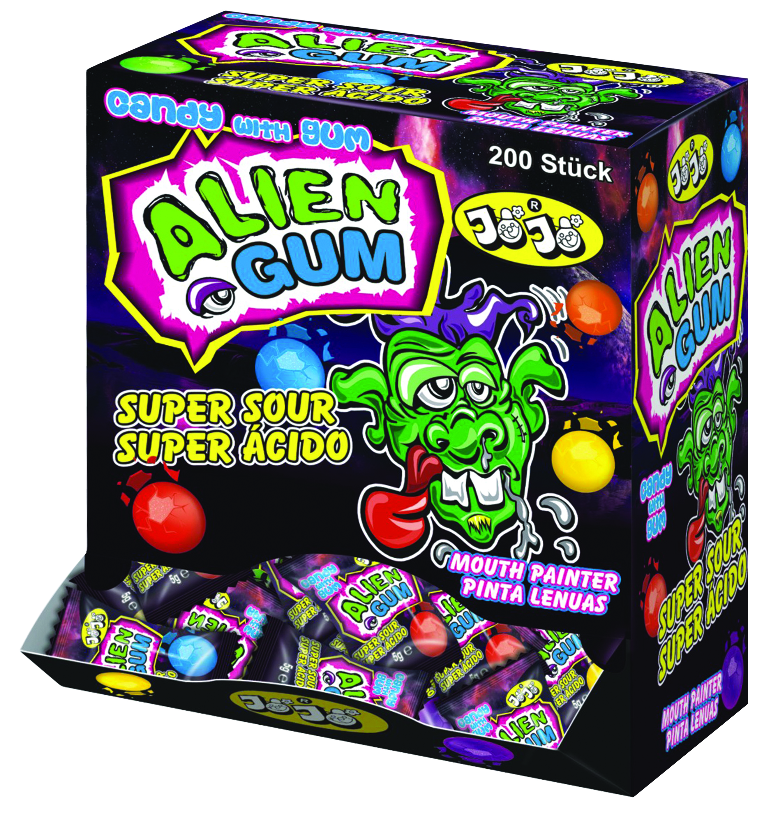 Kaugummi Alien Gum 200 Stück