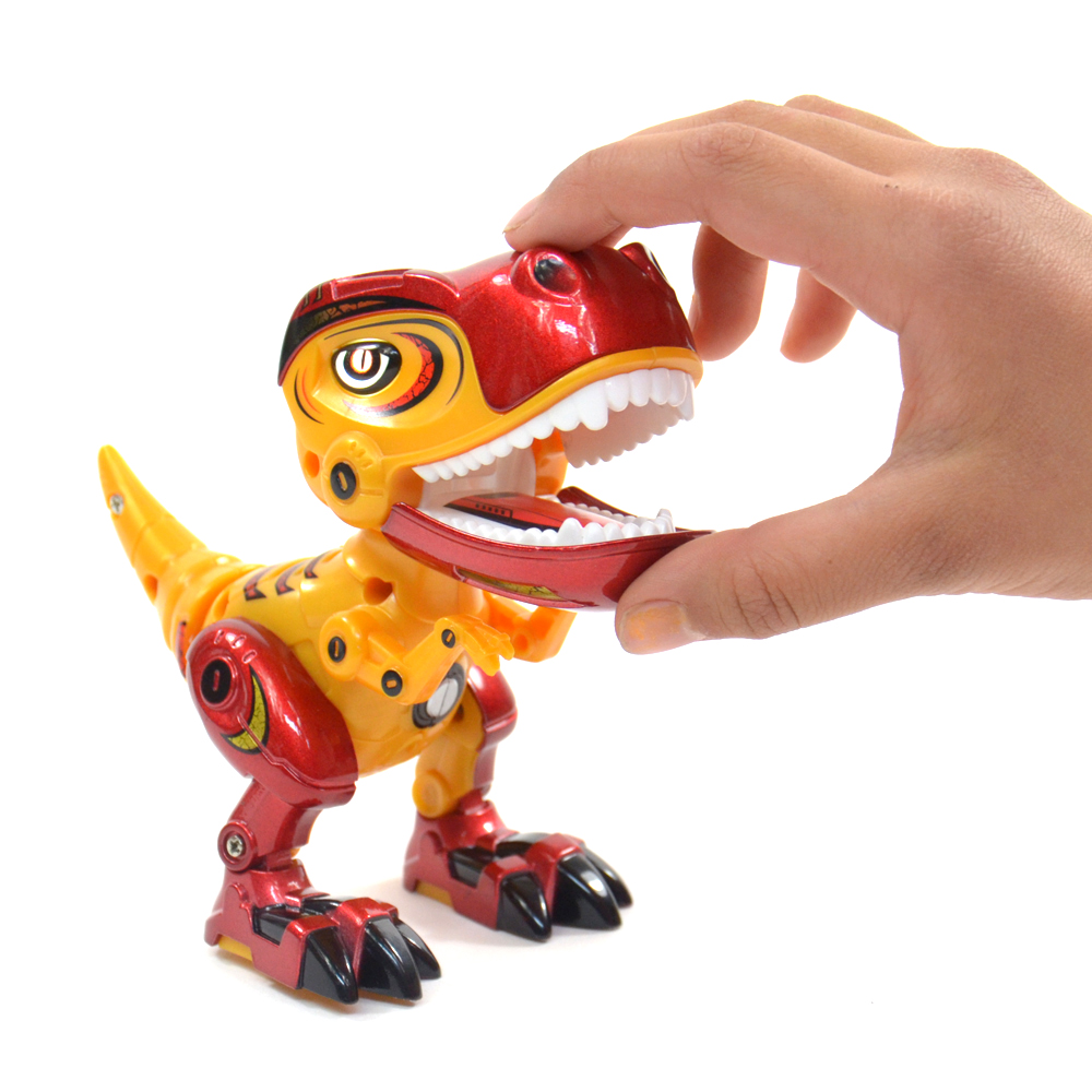 Die Cast Robo Dino mit Licht und Sound in Box sortiert