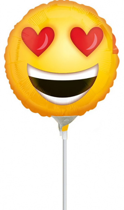Mini Folienballon Emoticon mini